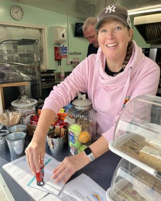 Linzi at Cafe Rio Maidencombe Beach
